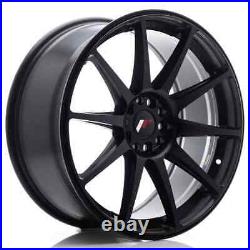 JAPAN RACING JR11 19x8.5 5/114.35/120 ET20 CB74.1 BLACK ALLOY WHEELS X1