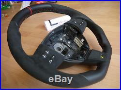 Jaguar steering wheel custom thick flat bottom XFR XK XKR XF type R 08-12