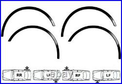KIA CARENS Year 2006-2013 Matte Black Wheel Arch Fender Trim Set