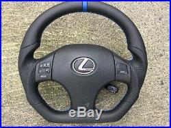 Lexus Is F-sport New Custom Made Flat Bottom Steering Wheel