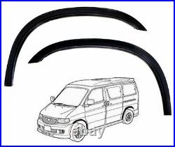 MAZDA BONGO 95-05 Wheel Arch Trim Matt Black front rear Wings 4pc Kit FORD FREDA