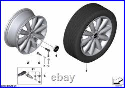 MINI Genuine Light Alloy Wheel Rim Silver 7J 17 ET 54 Fits F57 F55 36116855108