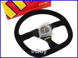 MOMO Steering Wheel Mod 88 (350mm/Suede/Black Spoke/Flat Bottom)