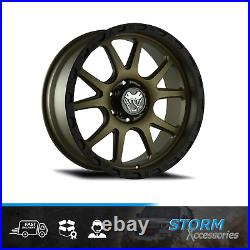 Mamba M27 Bronze Matte Black Lip 20 Inch Alloys 6x139.7