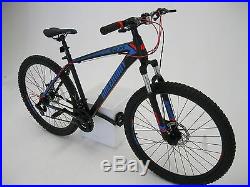 Matt Black 21 Speed Mtb Mountain Bike Bicycle 26 Wheel 16.5 Frame