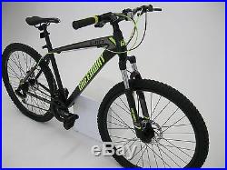 Matt Black 21 Speed Mtb Mountain Bike Bicycle 27.5 Wheel 18 Frame