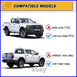 Matt Black Wheel Arches Body Kit Accessories For Ford Ranger T9 2023-2024 XL XLT