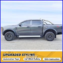 Matt Black Wheel Arches Body Kit Accessories For Ford Ranger T9 2023-2024 XL XLT