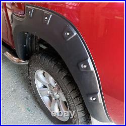 Matt Black Wheel Arches Extensions Trim For Toyota Hilux Vigo 2005-2014 MK6 MK7