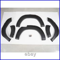 Matte Black 15-19 For Toyota Hilux Revo Wide Wheel Arches Fender Flares Body Kit