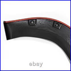 Matte Black 15-19 For Toyota Hilux Revo Wide Wheel Arches Fender Flares Body Kit