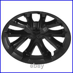 (Matte Black)18 Inch PP Wheel Hub Cap For Model S Checkered Style Sporty Look