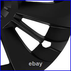 (Matte Black)19 Inch Hub Cap Caps Wheel Hub Caps OEM Rim Protector Cover Covers