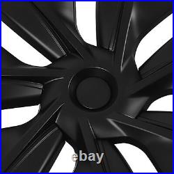 (Matte Black)19 Inch Hubcap For Model Y 4PCS For Model Y Wheel