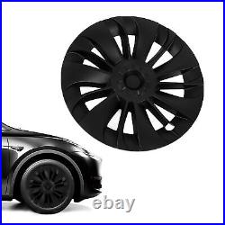 (Matte Black)2 Pair Wheels Rim Cover 19 Inch Hubcap Symmetrical Design Wheel