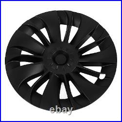 (Matte Black)2 Pair Wheels Rim Cover 19 Inch Hubcap Symmetrical Design Wheel
