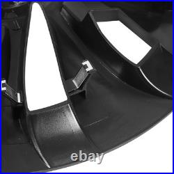 Matte Black 4PCS Wheel Hub Cover Strong Power Powerful Protection Wheel Rim