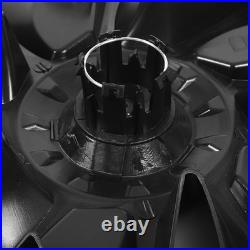 Matte Black 4PCS Wheel Hub Cover Strong Power Powerful Protection Wheel Rim