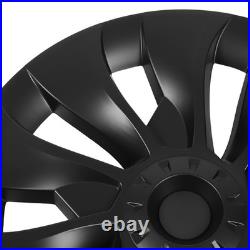 Matte Black 4PCS Wheel Hub Cover Strong Power Powerful Protection Wheel Rim