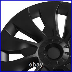 Matte Black 4PCS Wheel Hub Cover Strong Power Powerful Protection Wheel Rim