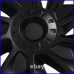 Matte Black 4PCS Wheel Hub Cover Strong Power Powerful Protection Wheel Rim