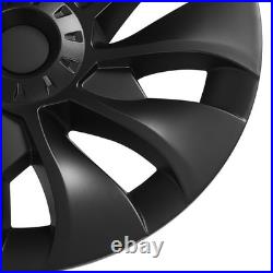 Matte Black 4PCS Wheel Hub Cover Strong Power Powerful Protection Wheel Rim