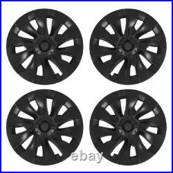 Matte Black 4PCS Wheel Hub Cover Strong Power Powerful Protection Wheel Rim