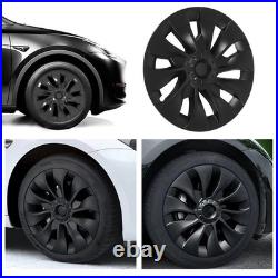 Matte Black 4PCS Wheel Hub Cover Strong Power Powerful Protection Wheel Rim