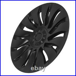 Matte Black 4Pcs Hubcap Wheel Covers High Protection Anti Scratch 19 Inch