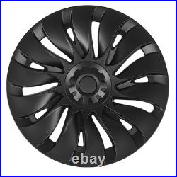 Matte Black 4Pcs Hubcap Wheel Covers High Protection Anti Scratch 19 Inch
