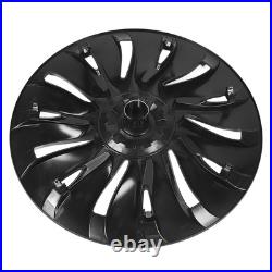 Matte Black 4Pcs Hubcap Wheel Covers High Protection Anti Scratch 19 Inch