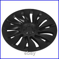 Matte Black 4Pcs Hubcap Wheel Covers High Protection Anti Scratch 19 Inch