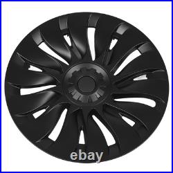 Matte Black 4Pcs Hubcap Wheel Covers High Protection Anti Scratch 19 Inch