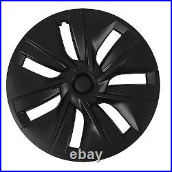 (Matte Black)4Pcs Hubcap Wheel Covers Replacement For Model Y 2020 To 2023 Wheel
