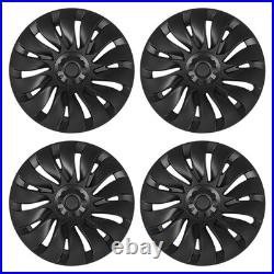 (Matte Black)4Pcs Model Y 2020 To 2023 Hubcap Wheel Covers 19 Inch Stylish°