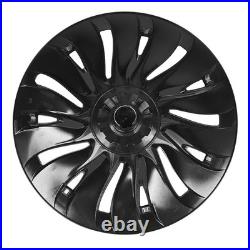 (Matte Black)4Pcs Model Y 2020 To 2023 Hubcap Wheel Covers 19 Inch Stylish°