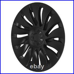 (Matte Black)4Pcs Model Y 2020 To 2023 Hubcap Wheel Covers 19 Inch Stylish°