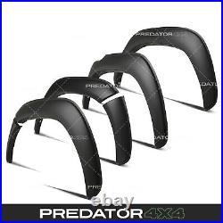 Matte Black Fender Flares Wide Wheel Arches Body Kit For Toyota Hilux Mk9 2021+