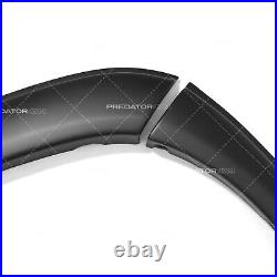 Matte Black Fender Flares Wide Wheel Arches Body Kit For Toyota Hilux Mk9 2021+