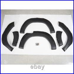 Matte Black For Toyota Hilux Revo 15-19 Wide Wheel Arches Fender Flares Body Set