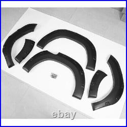 Matte Black For Toyota Hilux Revo 15-19 Wide Wheel Arches Fender Flares Body Set