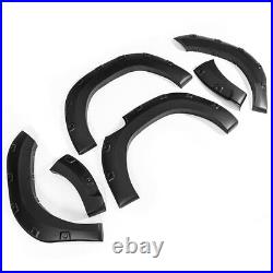 Matte Black For Toyota Hilux Revo 15-19 Wide Wheel Arches Fender Flares Body Set