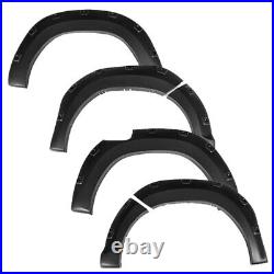 Matte Black For Toyota Hilux Revo 15-19 Wide Wheel Arches Fender Flares Body Set