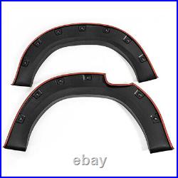Matte Black For Toyota Hilux Revo 15-19 Wide Wheel Arches Fender Flares Body Set