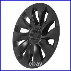 (Matte Black)Full Wheel Hub Rim Cover High Hardness Scratch Resistant Wheel Hub