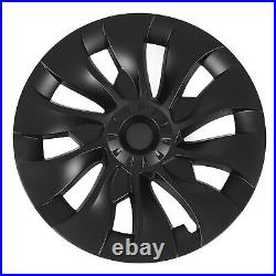 (Matte Black)Full Wheel Hub Rim Cover High Hardness Scratch Resistant Wheel Hub