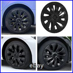 (Matte Black)Full Wheel Hub Rim Cover High Hardness Scratch Resistant Wheel Hub