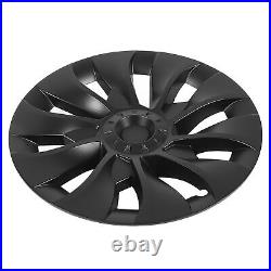 (Matte Black)Full Wheel Hub Rim Cover High Hardness Scratch Resistant Wheel Hub