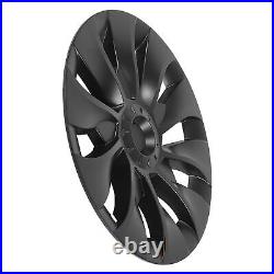 (Matte Black)Full Wheel Hub Rim Cover High Hardness Scratch Resistant Wheel Hub