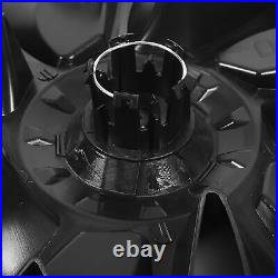 (Matte Black)Full Wheel Hub Rim Cover High Hardness Scratch Resistant Wheel Hub
